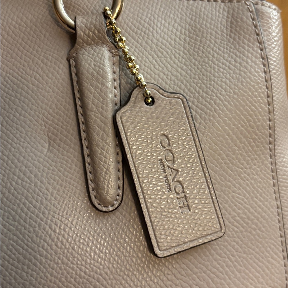 Coach Christie Carryall F36606 Leather Shoulder Bag with Gold Accents - Picture 3 of 13